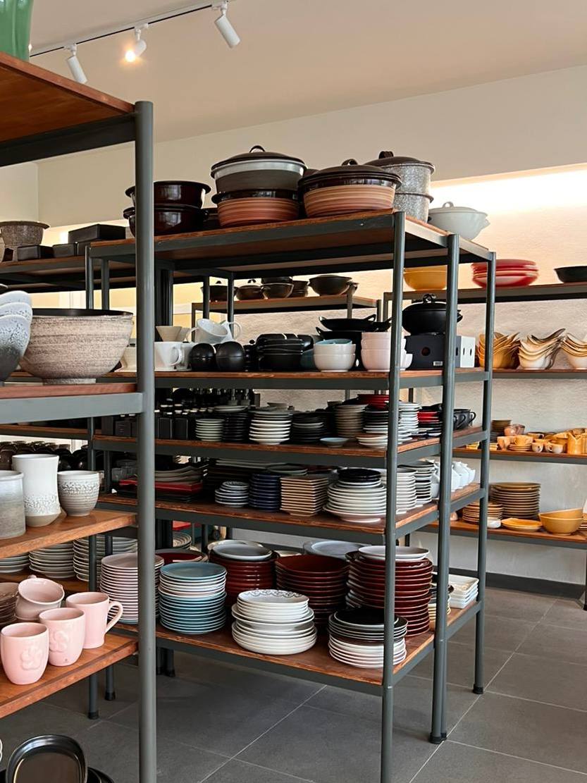 A shop full of bowls