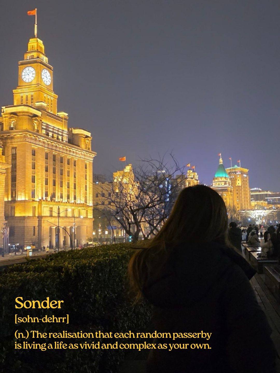 The bund at night