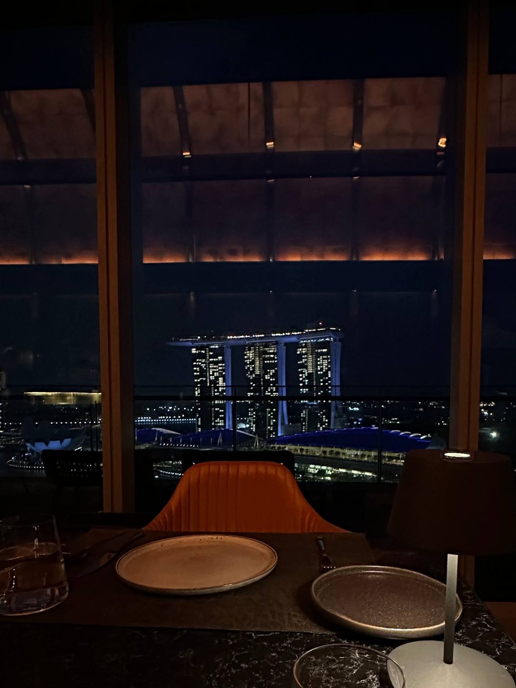 Dinner above the bay